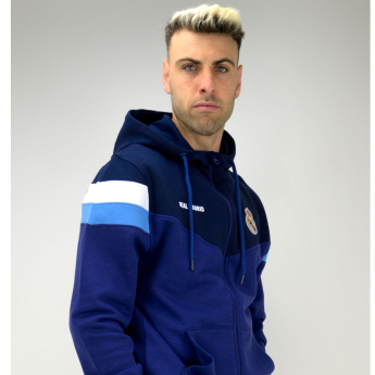 Real Madrid hanorac cu glugă pentru copii No13 Zip navy