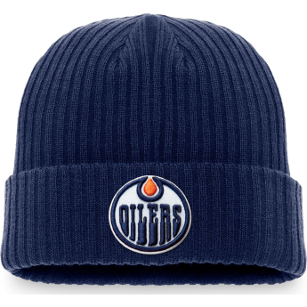 Edmonton Oilers căciulă de iarnă Core Cuffed Knit navy