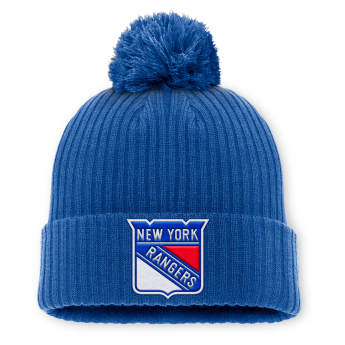 New York Rangers căciulă de iarnă A/CAP Beanie Cuff Pom