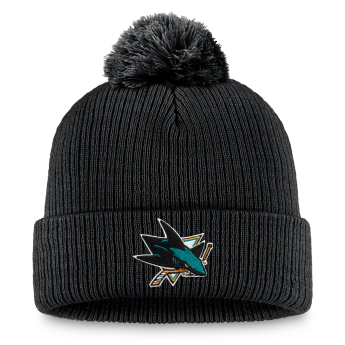 San Jose Sharks căciulă de iarnă A/CAP Beanie Cuff Pom