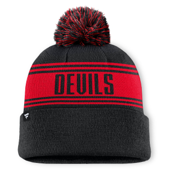 New Jersey Devils căciulă de iarnă A/CAP Beanie Cuff W/Pom