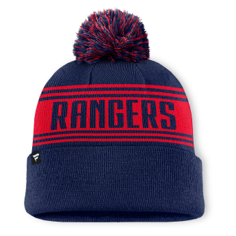 New York Rangers căciulă de iarnă A/CAP Beanie Cuff W/Pom