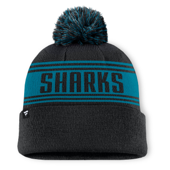 San Jose Sharks căciulă de iarnă A/CAP Beanie Cuff W/Pom