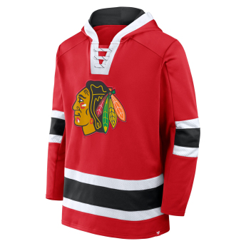 Chicago Blackhawks hanorac de bărbați cu glugă Mens Laced Hockey