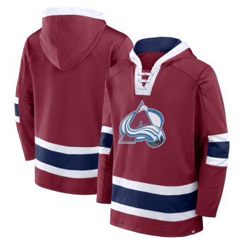 Colorado Avalanche hanorac de bărbați cu glugă Mens Laced Hockey