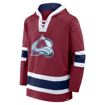Colorado Avalanche hanorac de bărbați cu glugă Mens Laced Hockey
