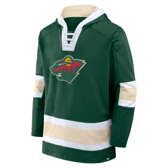 Minnesota Wild hanorac de bărbați cu glugă Mens Laced Hockey