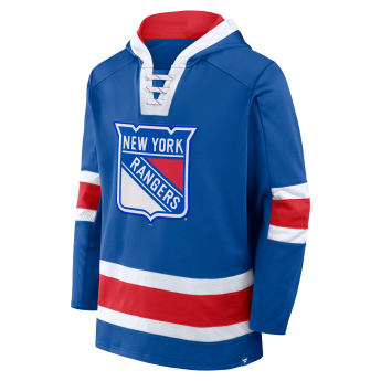 New York Rangers hanorac de bărbați cu glugă Mens Laced Hockey