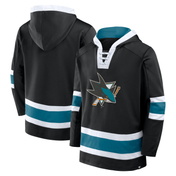 San Jose Sharks hanorac de bărbați cu glugă Mens Laced Hockey