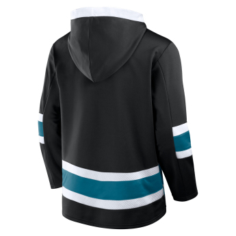 San Jose Sharks hanorac de bărbați cu glugă Mens Laced Hockey