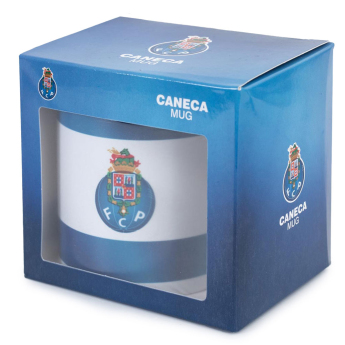 FC Porto cană crest on a blue and white