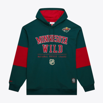 Minnesota Wild hanorac de bărbați cu glugă Retro Fleece Current Logo