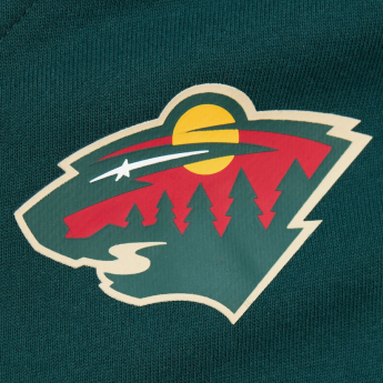 Minnesota Wild hanorac de bărbați cu glugă Retro Fleece Current Logo