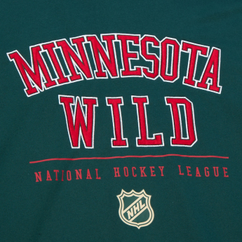 Minnesota Wild hanorac de bărbați cu glugă Retro Fleece Current Logo