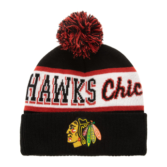 Chicago Blackhawks căciulă de iarnă Block Sweep Pom Knit