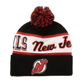 New Jersey Devils căciulă de iarnă Block Sweep Pom Knit