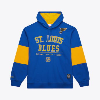 St. Louis Blues hanorac de bărbați cu glugă Retro Fleece Current Logo