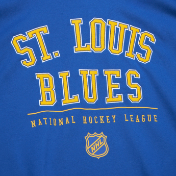 St. Louis Blues hanorac de bărbați cu glugă Retro Fleece Current Logo