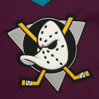 Anaheim Ducks hanorac de bărbați Heritage Lace-Up Crew Vintage Logo