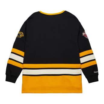 Boston Bruins hanorac de bărbați Heritage Lace-Up Crew Vintage Logo