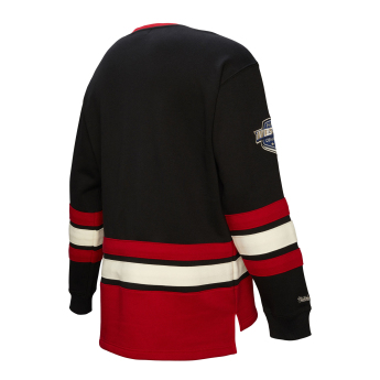 Chicago Blackhawks hanorac de bărbați Heritage Lace-Up Crew Vintage Logo