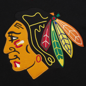 Chicago Blackhawks hanorac de bărbați Heritage Lace-Up Crew Vintage Logo
