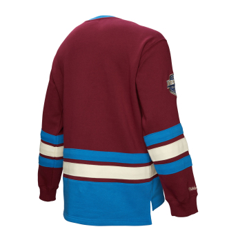Colorado Avalanche hanorac de bărbați Heritage Lace-Up Crew Vintage Logo