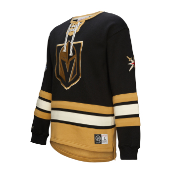 Vegas Golden Knights hanorac de bărbați Heritage Lace-Up Crew Vintage Logo