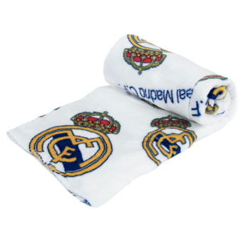 Real Madrid pătură de lână blanco