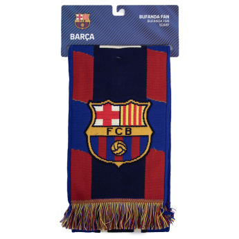 FC Barcelona eșarfă de iarnă Navy Stripe