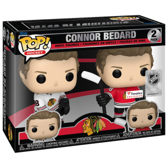 Chicago Blackhawks figurină POP! Connor Bedard #98 Funko Fanatics Exclusive Two-Pack