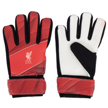 FC Liverpool mănuși de portar pentru copii Fuse Goalkeeper Gloves Kids 67-73mm palm width