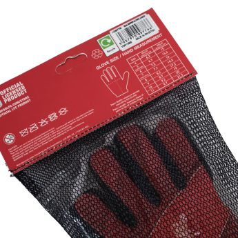 FC Liverpool mănuși de portar pentru copii Fuse Goalkeeper Gloves Kids 67-73mm palm width