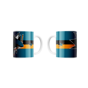 San Jose Sharks cană TRIPLE LOGO