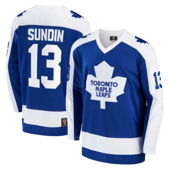 Toronto Maple Leafs tricou de hochei #13 Mats Sundin Premier Breakaway Vintage