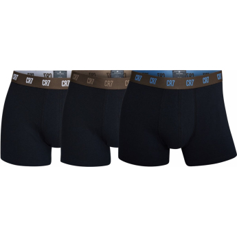 Cristiano Ronaldo boxeri de bărbați 3pack CR7 Basic black mix
