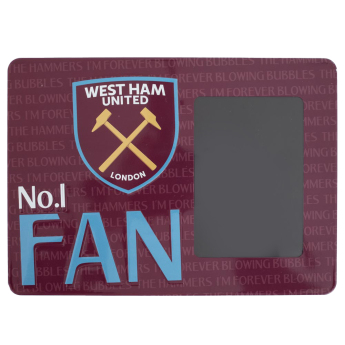 West Ham United ramă foto No1 Fan 12cm x 8.5cm
