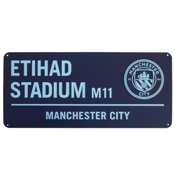 Manchester City semn pe perete Two Tone Street