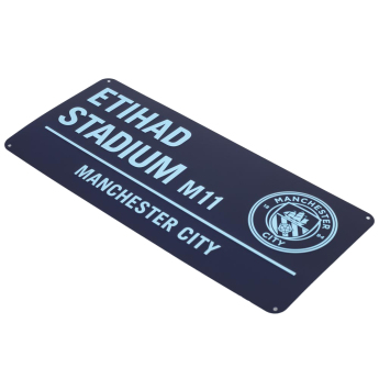 Manchester City semn pe perete Two Tone Street