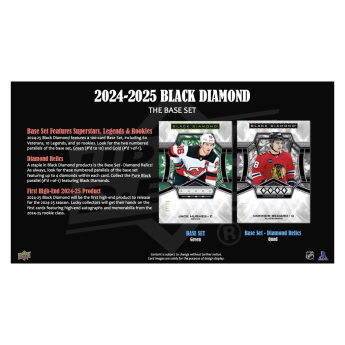 NHL cutii Cărți de hochei NHL 2024-25 Upper Deck Black Diamond Hockey Hobby Box