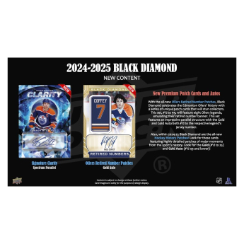 NHL cutii Cărți de hochei NHL 2024-25 Upper Deck Black Diamond Hockey Hobby Box