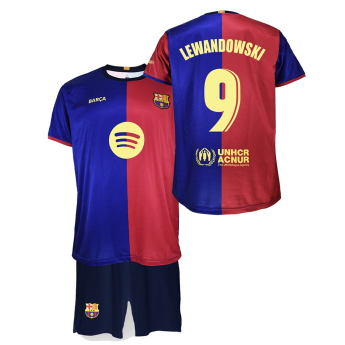 FC Barcelona set de copii replica 24/25 Home Lewandowski