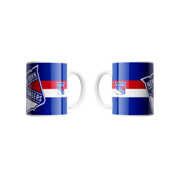 New York Rangers cană TRIPLE LOGO (450ml)
