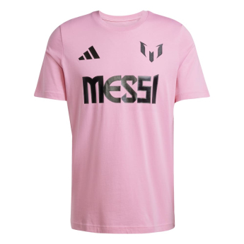 Lionel Messi tricou de bărbați MESSI Name and number pink