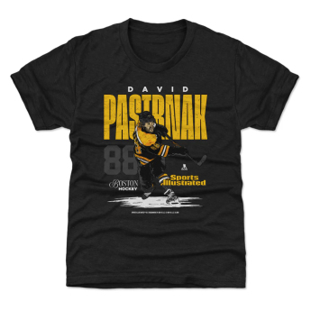 Boston Bruins tricou de copii David Pastrnak #88 Sports Illustrated WHT 500 Level
