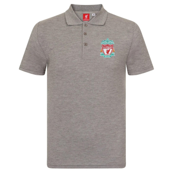 FC Liverpool tricou polo Crest grey