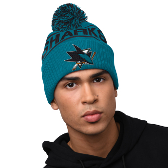 San Jose Sharks căciulă de iarnă Blizzard Pom Beanie