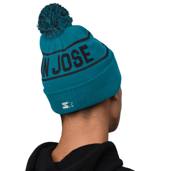 San Jose Sharks căciulă de iarnă Blizzard Pom Beanie