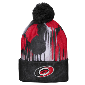 Carolina Hurricanes căciula de iarnă pentru copii Paint Splatter Cuffed