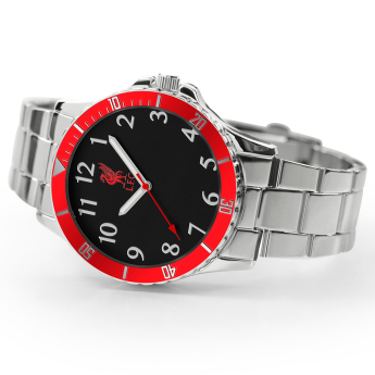 FC Liverpool ceas Mens Red & Silver Bracelet